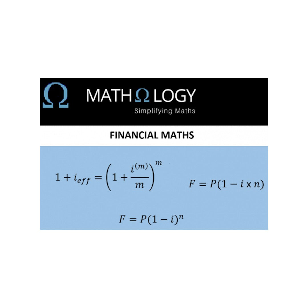 Grade 11 - Financial Maths – Mathology